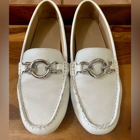 NYDJ Shoes - NYDJ White Pose Loafers